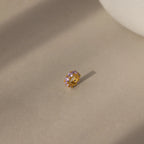 Infinity Light Alexandrite Charm Silver 18K Gold Plated