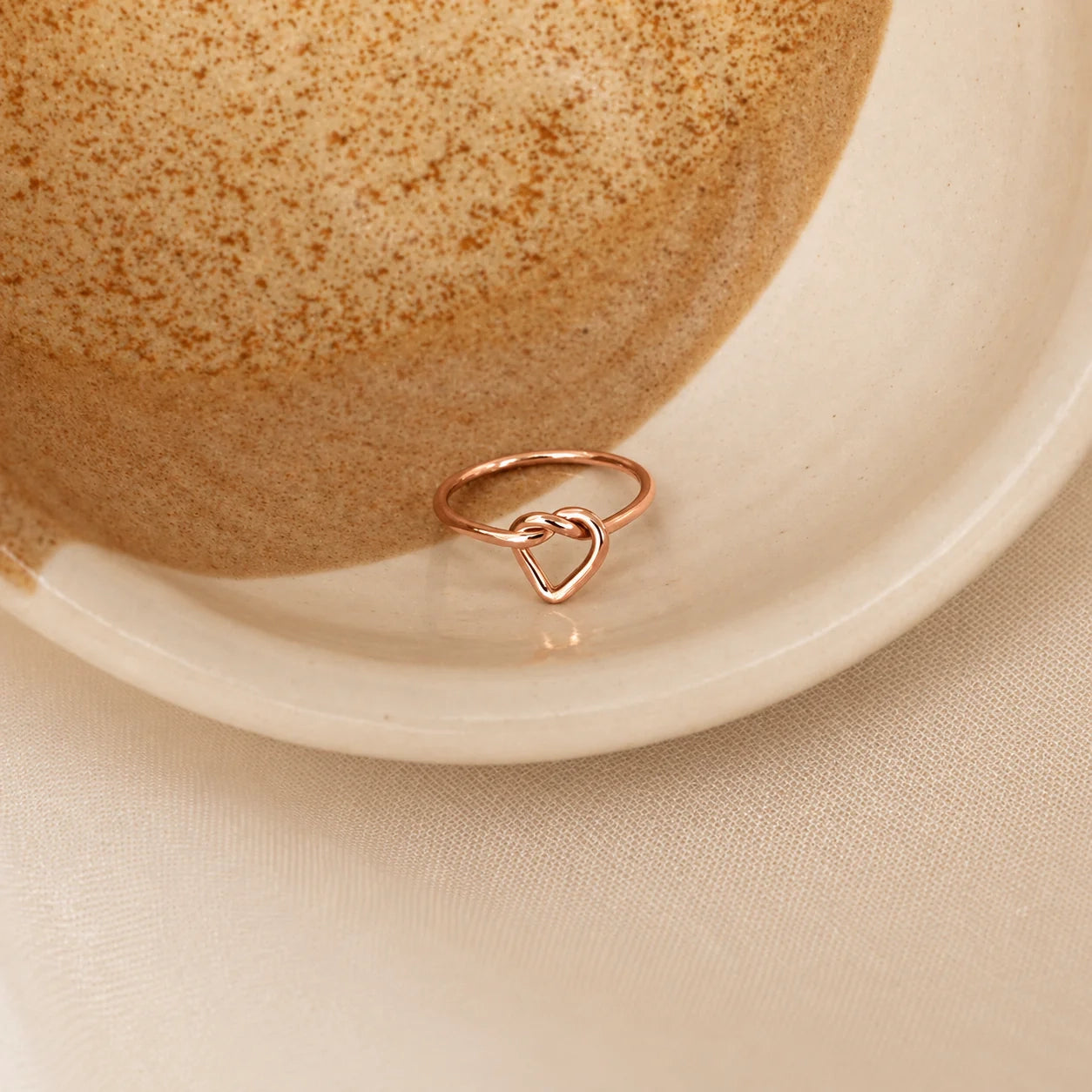 Love Heart Knot Ring