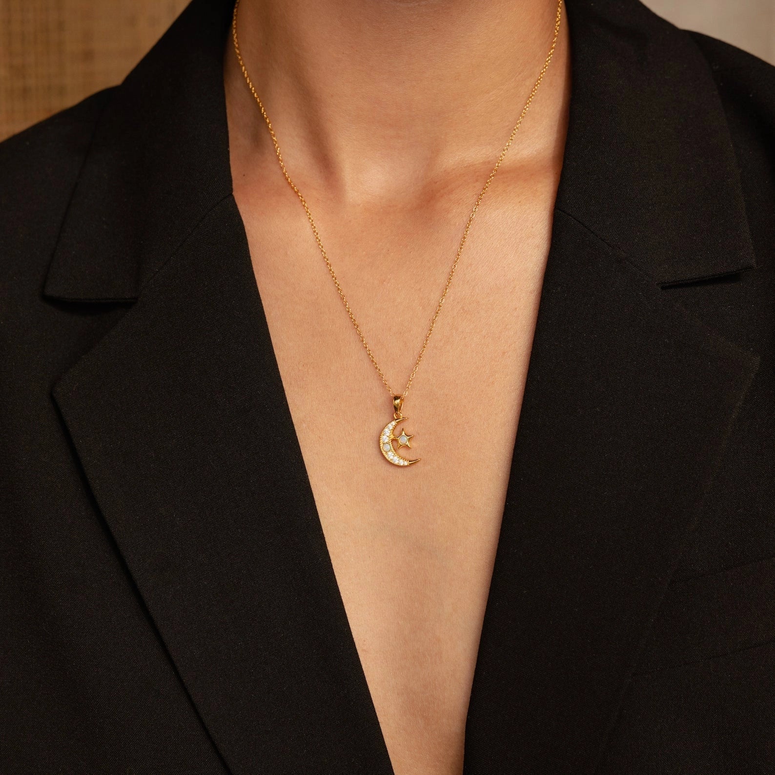 Celestial Pendant Necklace Collection