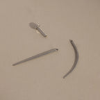 Flat Back Applicator Tool  Silver 18K Gold Plated