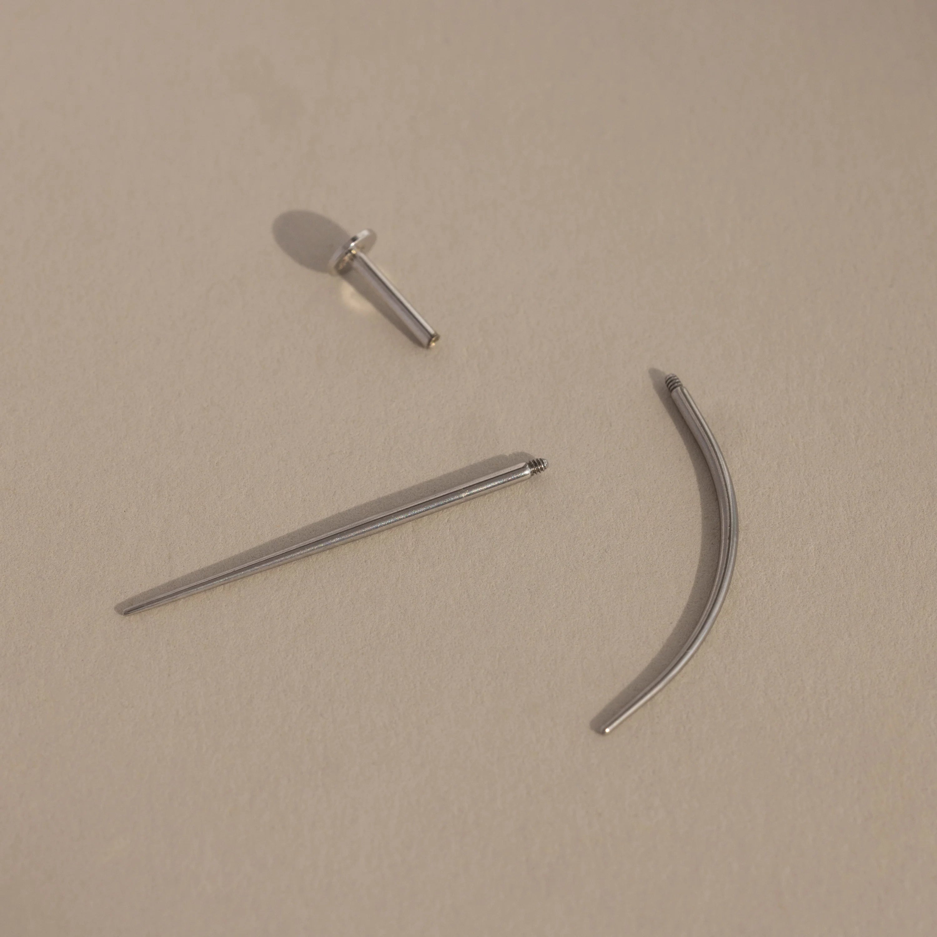 Flat Back Applicator Tool  Silver 18K Gold Plated