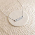 Diamond Bar Necklace