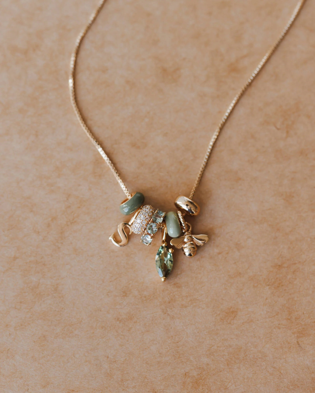 Serif Initial Pendant