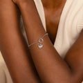 Circle Link Charm Bracelet