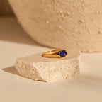Bold Mood Ring Silver 18K Gold Plated