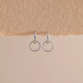 Diamond Duo Pave Huggies Silver 18K Gold Plated