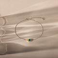 Toi et Moi Teardrop Heart Bracelet Silver 18K Gold Plated