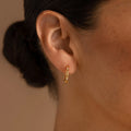 Diamond Link Hoops