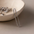 Beaded Charm Pin Silver 18K Gold Plated