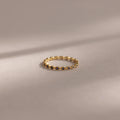 Dainty Marquise Birthstone Ring Silver 18K Gold Plated