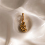 Birthstone Fruit Charm Silver 18K Gold Plated