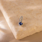 Sapphire Dainty Charm Silver 18K Gold Plated