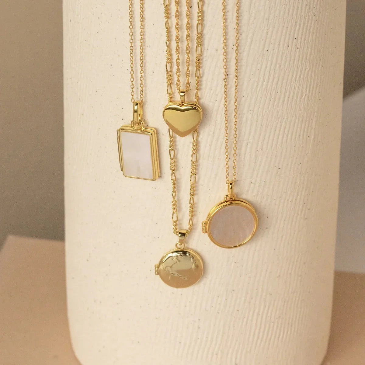 Nova Pearl Disc Necklace