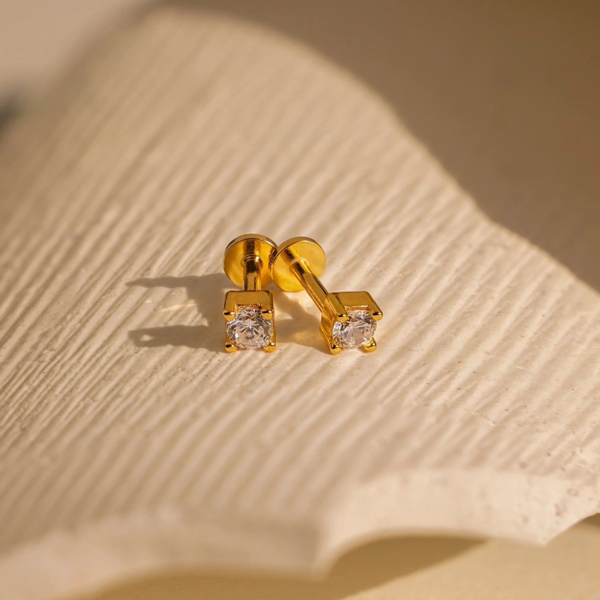 Diamond Flatback Studs