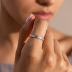 Filigree Ring Silver 18K Gold Plated