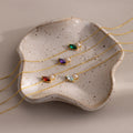 Marquise Sapphire & Pearl Bracelet Silver 18K Gold Plated