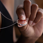 Inner Circle Necklace Silver 18K Gold Plated