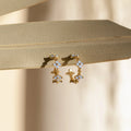 Ivy Flower Hoops