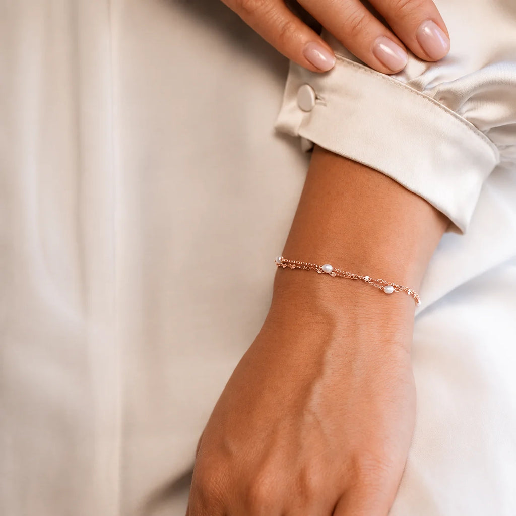 Magnolia Pearl Wrap Bracelet