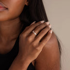 Grace Script Name Ring Silver 18K Gold Plated
