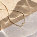 Mellow Pearl Name Necklace Silver 18K Gold Plated