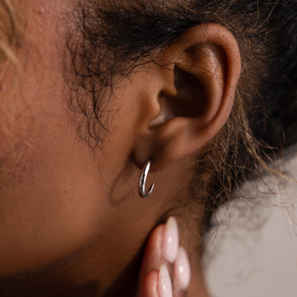Chloe Hoops Silver 18K Gold Plated