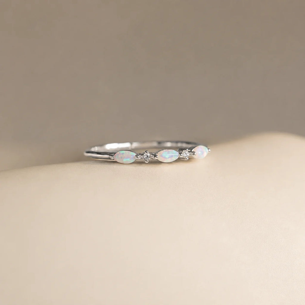 Alessia Trio Opal Ring
