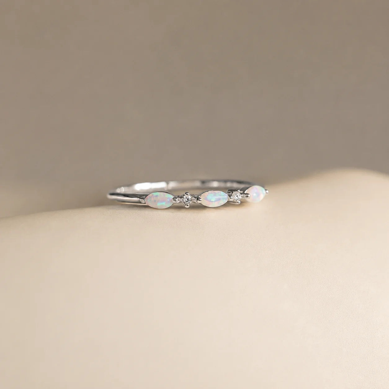 Alessia Trio Opal Ring
