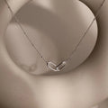 Linked Pendant Necklace Silver 18K Gold Plated