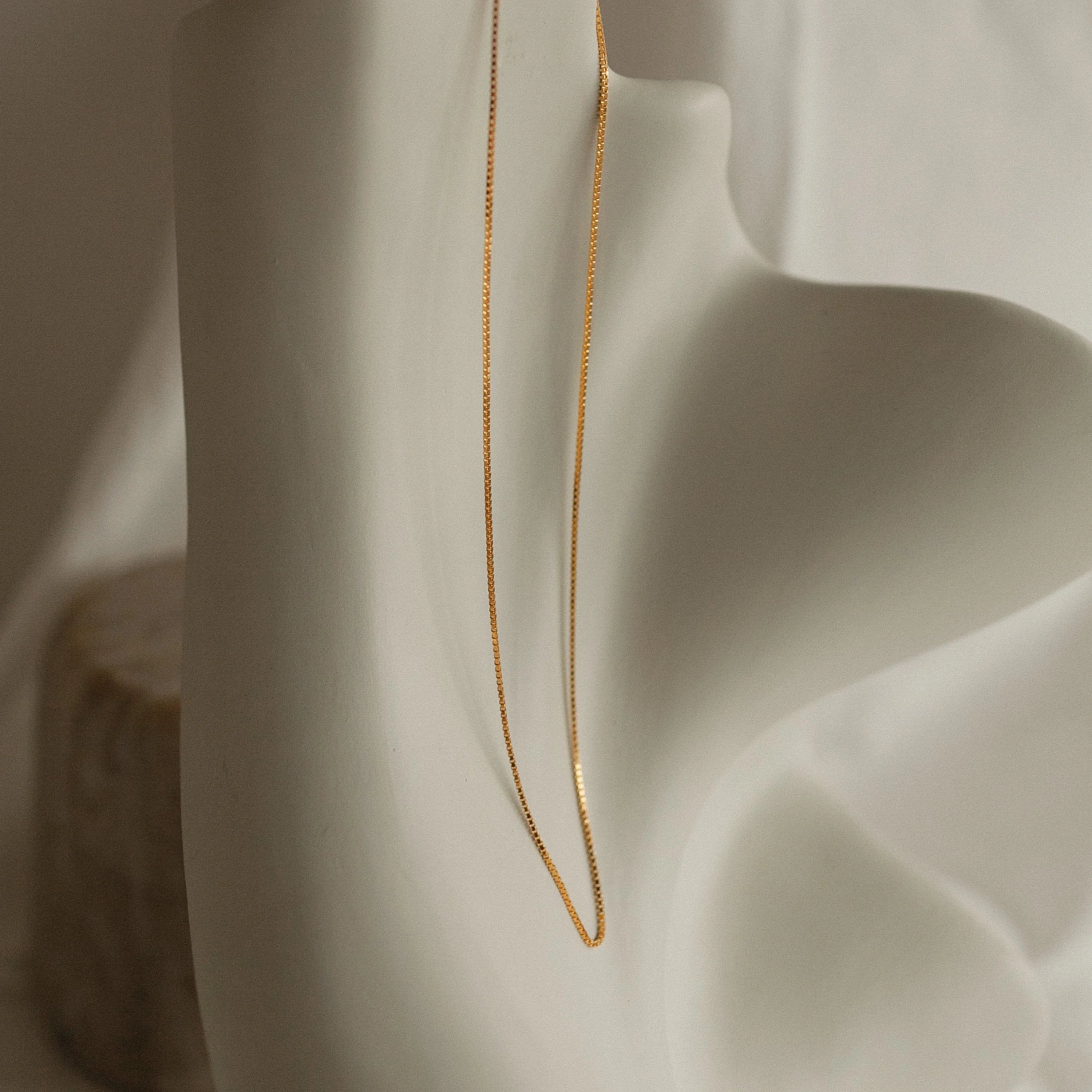 Box Chain Necklace for Effortless Style