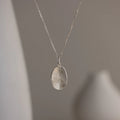 Custom Fingerprint Necklace Silver 18K Gold Plated