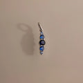 Sapphire Ombre Lace Charm Silver 18K Gold Plated
