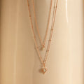 Opal Star Duo Necklace