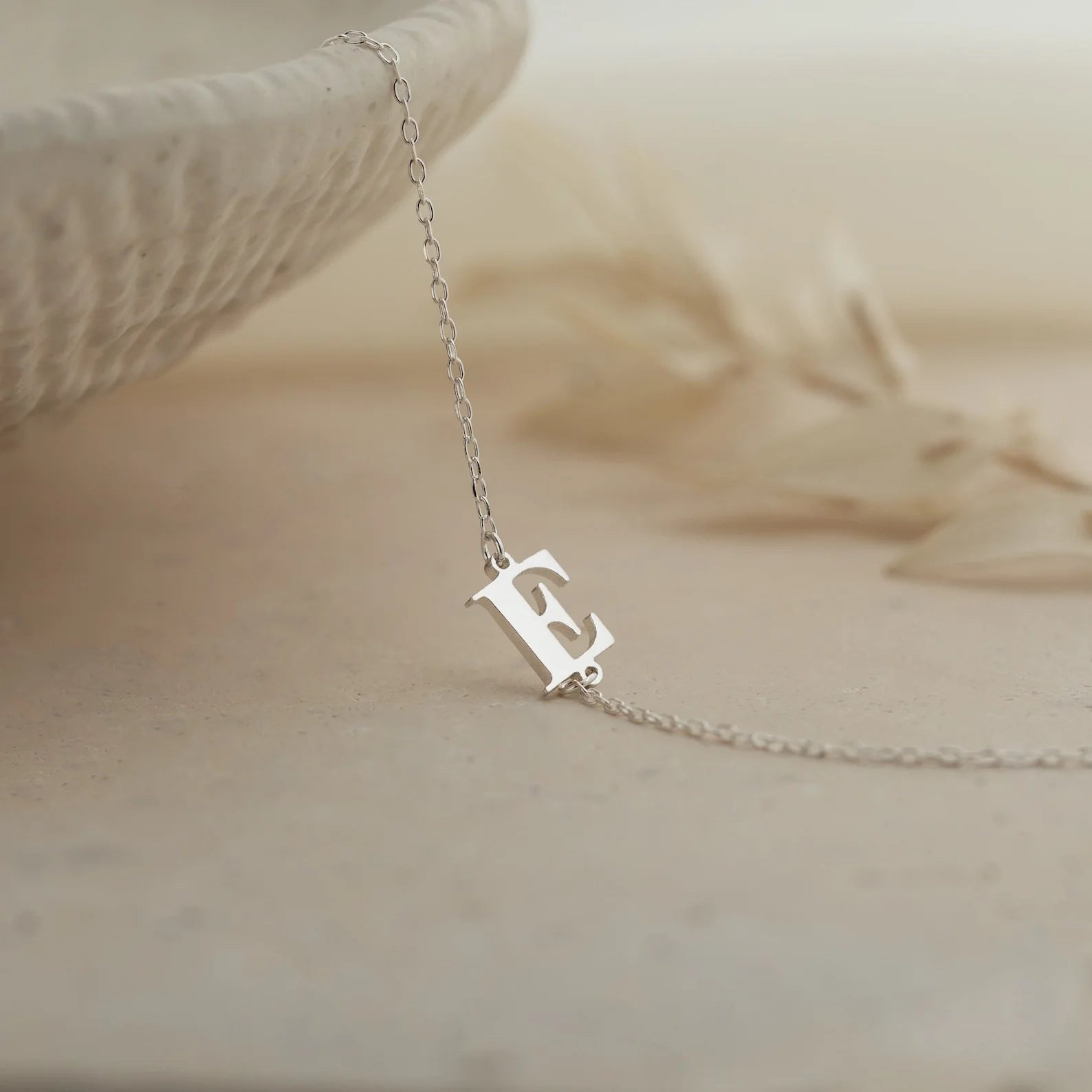 Newsletter Initial Bracelet Silver 18K Gold Plated