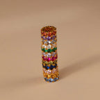 Infinity Sapphire Charm Silver 18K Gold Plated