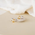 Meg Huggies  Silver 18K Gold Plated