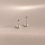Flatback Posts Silver 18K Gold Plated