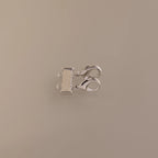 Double Layering Clasp Silver 18K Gold Plated
