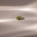 Infinity Princess Emerald Charm Silver 18K Gold Plated