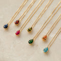 Ophelia Diamond Necklace Silver 18K Gold Plated