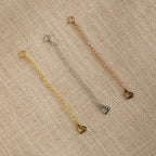 Chain Extender Silver 18K Gold Plated