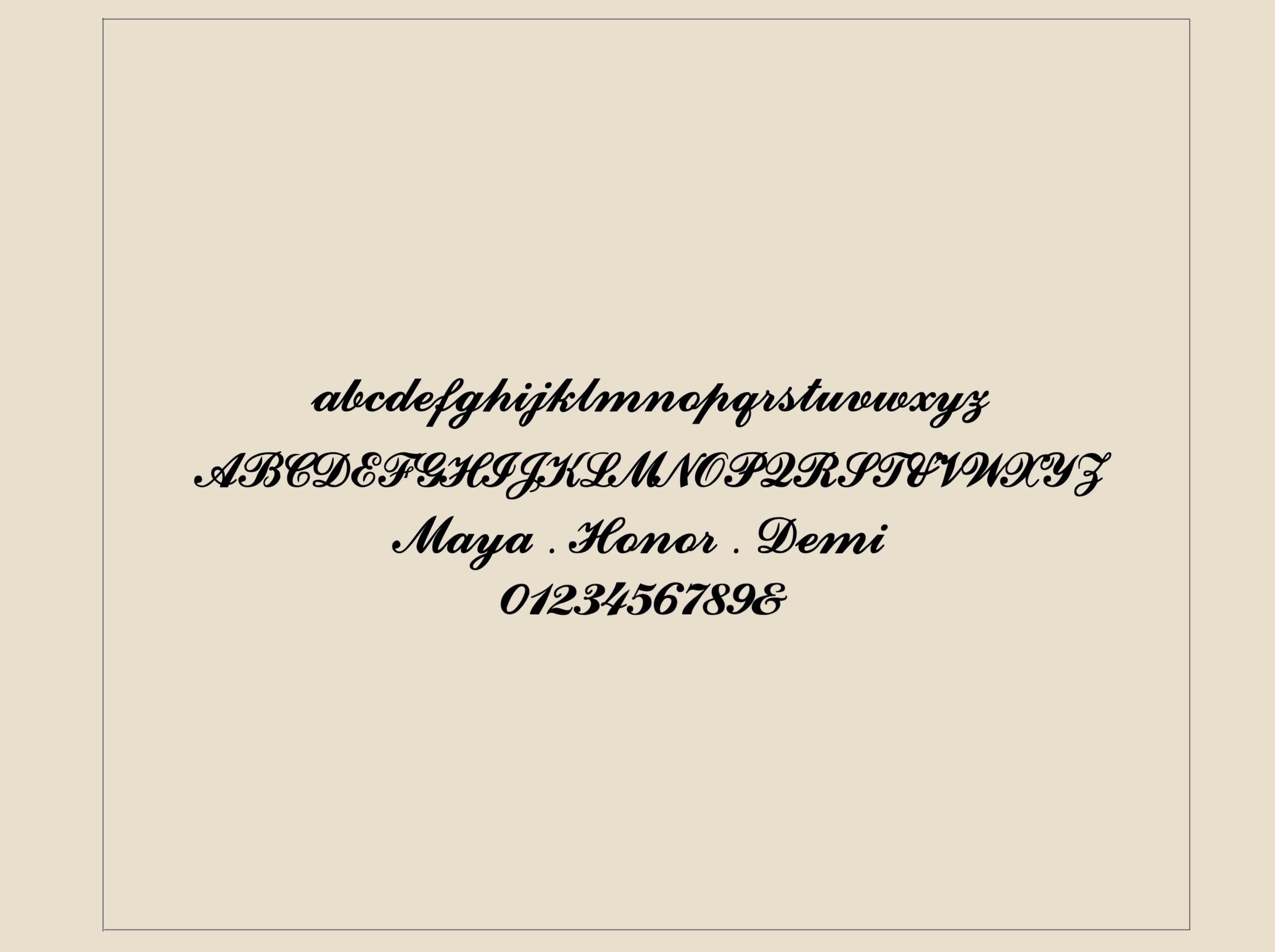 Carrie Name Necklace