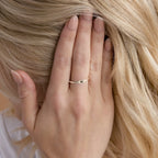 Skinny Pet Ring Silver 18K Gold Plated