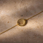 Dainty Fingerprint Bracelet Silver 18K Gold Plated