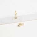 Iris Huggies Silver 18K Gold Plated