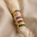 The Oval Birthstone Ring