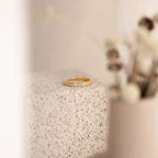 Evermore Diamond Band Silver 18K Gold Plated