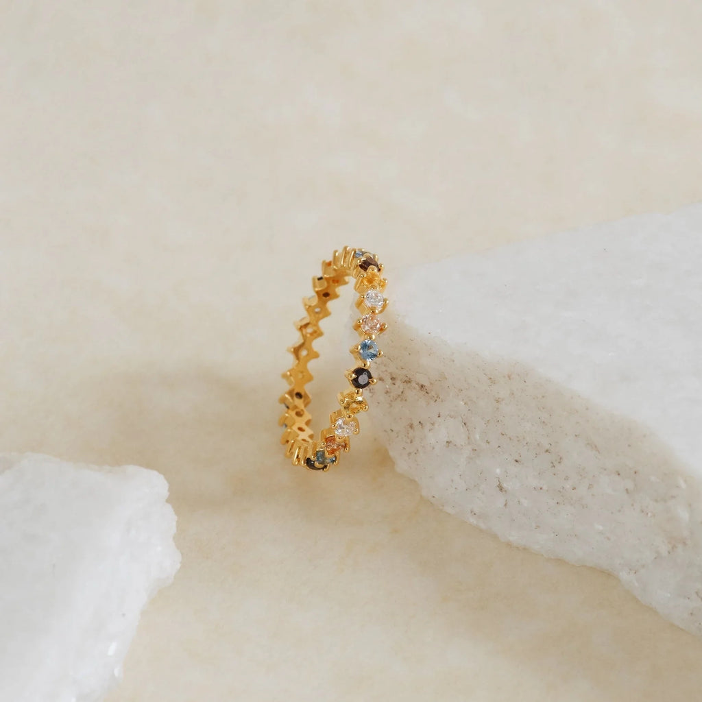The Rainbow Crystal Ring