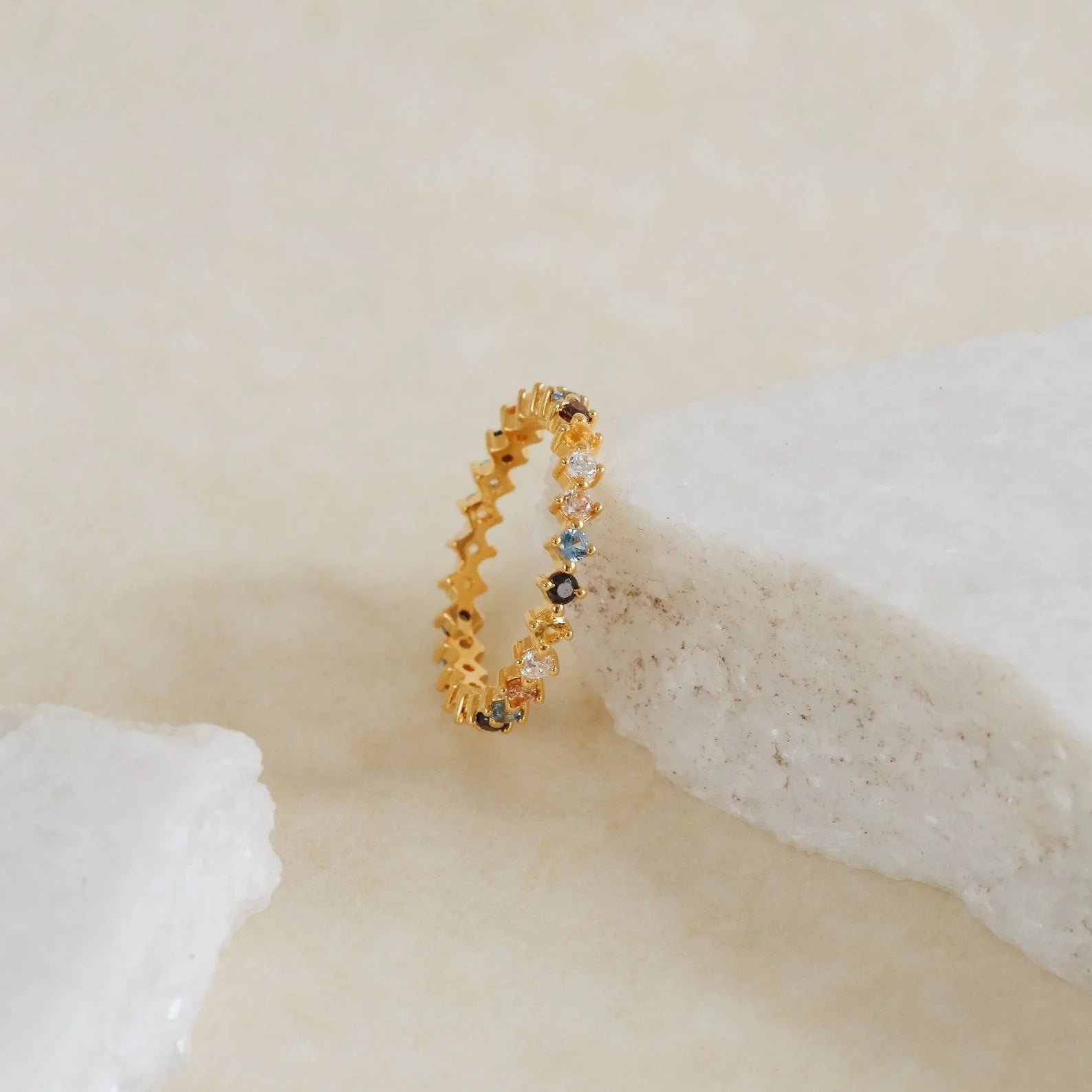 The Rainbow Crystal Ring