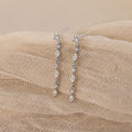 Dainty Diamond Drop Earrings